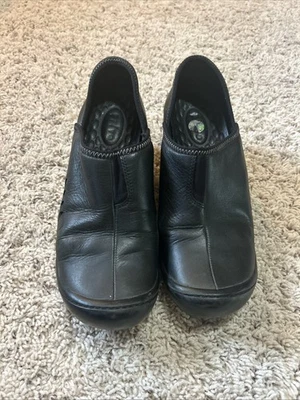 Zapatos Privo By Clarks para mujer 9MHeeled Zueco Cuero Negro Sin cordones Comodidad 76002 Foto 1 de 4