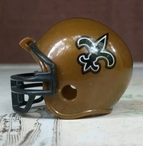 Vintage Mini 2" Plastic New Orleans Saints Helmet - Picture 1 of 8