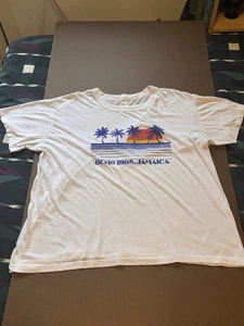 Vintage 70er-80er Sun Island Ocho Rios Jamaican Single Stitch Neuheit T-Shirt 2XL* - Bild 1 von 10