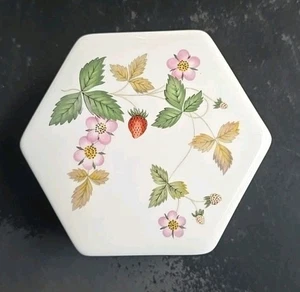 Wedgwood Wilde Erdbeere Bone China Schmuck Schmuck Kommode Geschenkbox - Bild 1 von 7