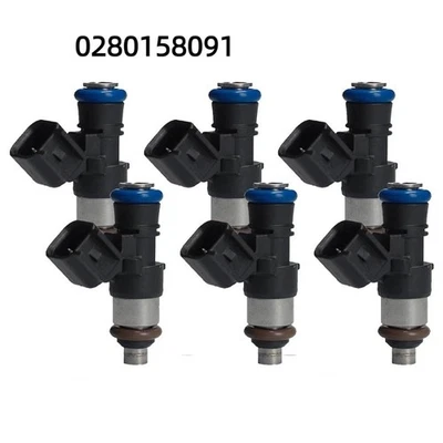 0280158091 6Pcs Fuel Petrol Injectors FOR MAZDA CX-9 TB 2007-2016 CA V6 3.7L - Image 1 of 4