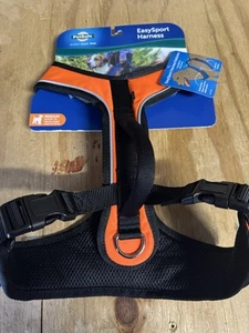 PetSafe Harness Easy Sport Adjustable Dog Harness W/ Handle Size Medium Orange - Picture 1 of 7