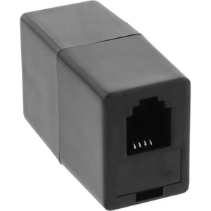 5x InLine Modular Adapter RJ10 4P4C Bu->RJ10 4P4C Bu schwarz - Bild 1 von 2