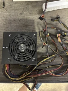 EVGA 500W 100-W1-0500 80 PLUS Desktop Power Supply #0293 - Picture 1 of 2