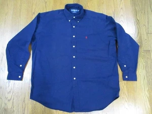 Polo Ralph Lauren Hemd Herren XL dunkelblau Classic Fit Performance Langarm - Bild 1 von 3