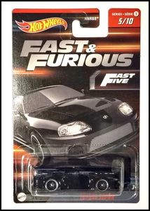 Toyota Supra 5/10 negro Hot Wheels Fast & Furious Fast Five - Imagen 1 de 1