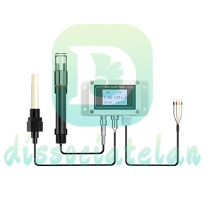 New 1Pcs Water Quality Sensor PH EC Meter+ Screen Waterproof Box Electrode RS485 - Picture 1 of 1