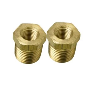 2 bujes reductores NPT de alta resistencia de 1/2" X 1/4" para tanques de aire, bolsa de suspensión neumática - Imagen 1 de 1