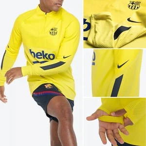 Chaqueta Top Nike FC Barcelona Taladro de Ataque de Vapor 1/4 con Cremallera CD2560 705 S - Imagen 1 de 9