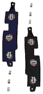 Chevy GMC Pickup C/K Escalade Blazer Tail Lamp Light Connector Plate Pair L+R - Picture 1 of 4