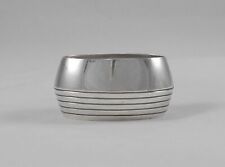 Rare Elegant Napkin Ring IN Art Deco Bauhaus BSF Mod.229 From 800er Silver