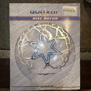 Quaxar BLU Rotore Galleggiante Ultraleggero 160 mm 69g! Cannondale Merida Ergon - Foto 1 di 4