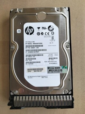 4TB SAS SC HDD 6GB 3.5" MDL 695842-001 695510-B21 ST4000NM0023 695507-004 - Image 1 of 4
