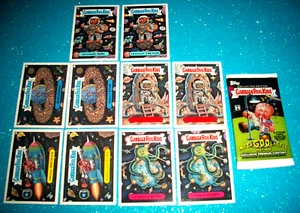 2023 Garbage Pail Kids InterGOOlatic Mayhem Complete "SPACE FARCE" Set + Wrapper - Picture 1 of 2
