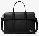 Michael Kors COOPER Soft Black Pebbled Leather  Briefcase, computer bag.