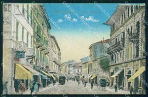 Imperia Ventimiglia Via Cavour Tram cartolina RT1885 - Imagen 1 de 2