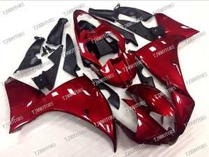 Fit for 2012 2013 2014 YZF R1 Cany Red ABS Injection Bodywork Fairing Panel Kit - Picture 1 of 9