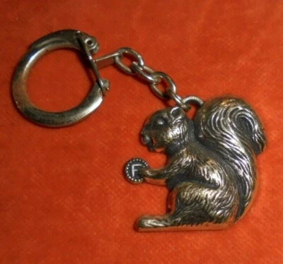 Porte-clés Key ring Caisse épargne de VERDUN Joli écureuil Nice Squirel - Photo 1/2