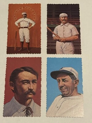 1984 Baseball RGI Art Card Series Lot - Collins / Radbourne / Ewing / Cummings - Image 1 of 2