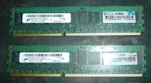 Micron 16GB (2x8GB) PC3-12800R DDR3 Registered Server Memory MT18JSF1G72PZ - Picture 1 of 1