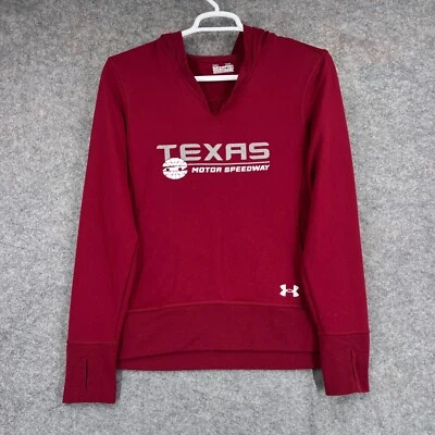 Under Armour Texas Motor Speedway Hood Sweatshirt Youth XL Red Pullover - Image 1 of 4
