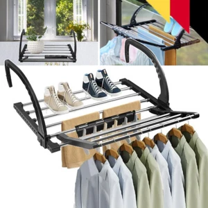 Wäschetrockner für Balkon Geländer Heizung Camping Hängetrockner Wäscheständer - Bild 1 von 12