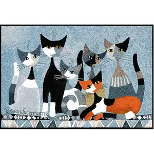 Rosina Wachtmeister Fußmatte waschbar Siamo in sei 50x75 cm Schmutzfangmatte - Bild 1 von 9