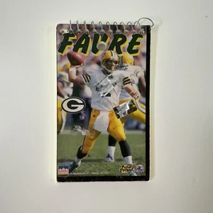 VTG Brett Favre Starline 3" x 5" Mini Notepad 1998 Green Bay Packers NFL - Picture 1 of 3