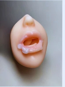 Realistic Oral Stimulator Deep Throat Mouth Masturbator - Blow Job Sex Toy - Picture 1 of 16