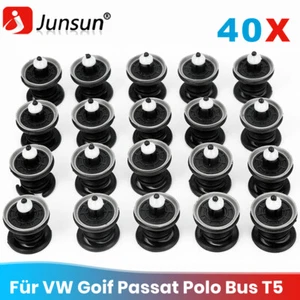 Clips clips 40x revestimiento de puerta para VW Golf Passat Polo Bus T5 Caddy Touareg EU - Imagen 1 de 8