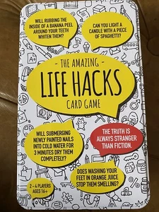 Life Hacks Card Game. Hilarious. Party. Christmas - Picture 1 of 4
