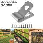 Multipurpose Wire Fence Clips for Various Applications 200 Clips + 200 Screws