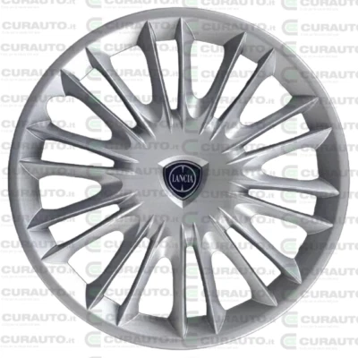 COPPA RUOTA PER LANCIA YPSILON Y (843) ARGENTO - D15" NUOVO 25.218 - Immagine 1 di 4