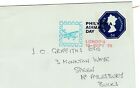 GB cover with 5d stamp embossed 1970