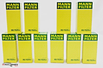 JUEGO DE 10 filtros de aceite MANN HU7029Z -Touareg Porsche Cayenne Panamera Audi A4S4Q5  Foto 1 de 2