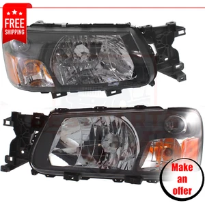 Headlight SU2502115 SU2503115 set of 2 pc w/bulb for 2005 Forester Subaru - Bild 1 von 13