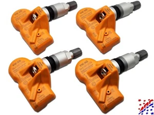 Complete Set of 4 Genuine VW TPMS Tire Pressure Sensors & Service Kit 3AA907275B - Picture 1 of 2