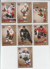 08/09 Fleer Ultra Calgary Flames Gold Medallion (7 Cards) Kiprusoff Iginla +