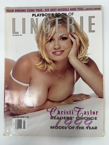 Playboy's Book of Lingerie • July August 1999 Issue • Christi Taylor B