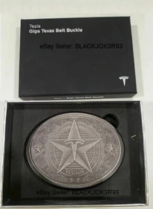 Tesla Giga Texas Belt Buckle Sold Out Very Rare (IN HAND) FREE 2-DAY SHIPPING - Picture 1 of 1