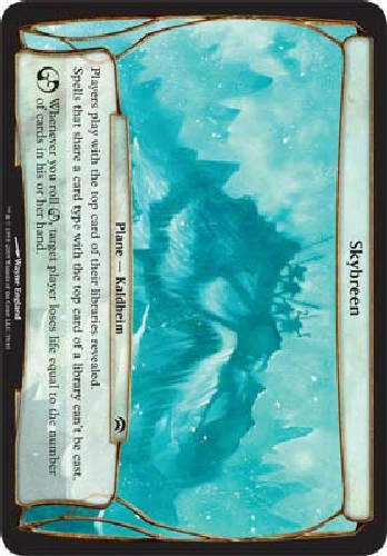SKYBREEN (OVERSIZE) Planechase MTG Magic the Gathering Cards DJMagic - Image 1 of 1