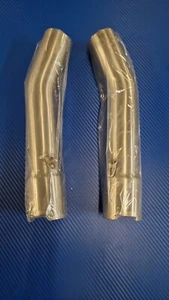 Tubos de eslabones de escape de acero inoxidable Aprilia Tuono 1000R 2002 - 2010 hechos en el Reino Unido T304 - Imagen 1 de 9