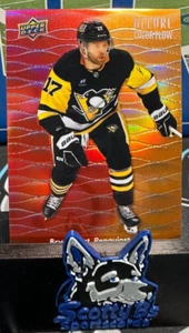 2023-24 Upper Deck Allure - Color Flow Red Orange #CF-7 Bryan Rust - Penguins - Picture 1 of 3