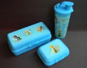 Tupperware Disney Prinzessin blaue Feen Brotzeitset für Kinder Sandwichhalter + Neu - Bild 1 von 6