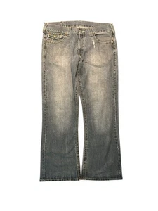 True Religion Jeans Herren 38x34 Billy Big T Pattentaschen Big Stitch Distressed - Bild 1 von 4