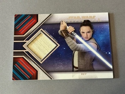 Rey Jacket Fabric Worn Used Relic Prop Star Wars Topps Masterwork Daisy Ridley - Image 1 of 3