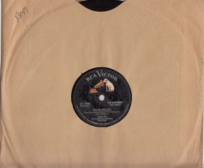 Eartha Kitt– If I Was A Boy / Tea In Chicago 10" 78 - Image 1 of 4