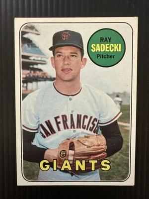 1969 TOPPS #125 RAY SADECKI SAN FRANCISCO GIANTS EX *Hot Corner Vintage* - Image 1 of 2
