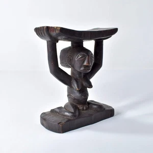 Luba Figural Miniature Headrest Congo - Picture 1 of 14