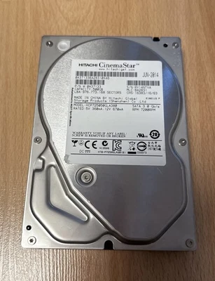 Festplatte HDD 3.5" Zoll intern 500GB SATA ☆Hitachi Cinema Star☆ - Bild 1 von 4